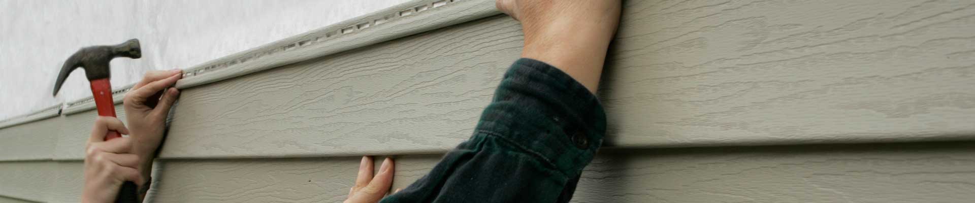 installing siding on a house